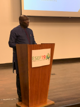 H.E. Mr. Mahamudu Bawumia, Vice-President of Ghana During ESEF19