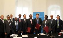 Signing ceremony between EAC, Austria and UNIDO